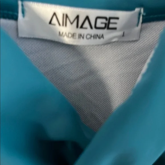 One Piece Blue Swimsuit For Women Tummy Control with Versatile Necklines Size L - Picture 2 of 7